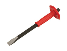 Genius Tools 563819P 5/8 Inch  Hex Shank, 19mm Flat Chisel With Handle Guard