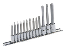 13 Piece Long Tamperproof Torx / Trx / Star Bit Socket Set From Genius Tools