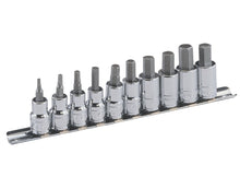 Genius Tools Bs-310Hm 10pc 3/8 Inch  Dr. Metric Hex Bit Socket Set