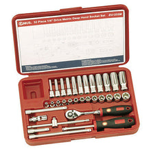 Socket Set 1/4" Sq Dr 32 Pieces From Genius Tools Geneu-232M