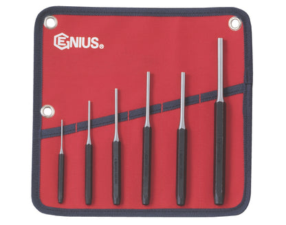 Genius Tools  6pc Metric Pin Punch Set PC-566MP