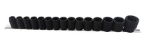 Genius Tools 15pc 1/2" Drive Metric Impact Socket Set 10-30mm