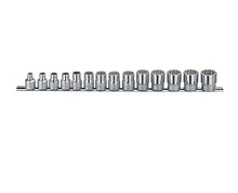 Genius Tools Tw-314S 14 Piece 3/8"ť AF Bi-Hex Socket Set 1/4" To 7/8"