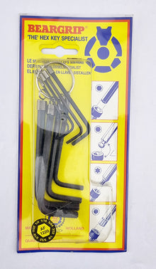 8pc Hex / Allen AF L Shape Key Set 1/16" To 1/4" From Beargrip Holland