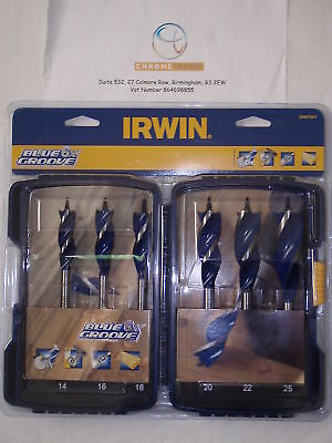 Irwin 6pc Blue Groove Wood Spade Auger Drills 10507604