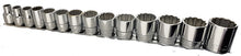 Britool England 14pc AF Socket Set (12 Point) 1/2" Sq Dr