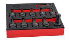 Britool Hallmark 1/2" Drive Ribe Impact Socket Set M4-M18 - LRIBEP11