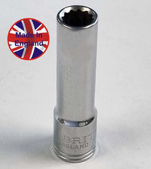 Britool Hallmark Mdb375 3/8" Drive AF 3/8" Deep 12-Point Socket, Length 63mm