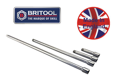 Britool England 3/8" Sq Dr 4Pc Fixed Extension Bar Set