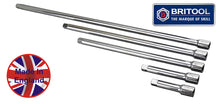 3/8" Drive Extension Bar Set 75, 100, 250, 300, 450mm Britool England