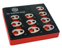 10pc 3/8" Crow Foot Spanner / Wrench Set Britool Hallmark, 10-19mm - MFCFWSET10