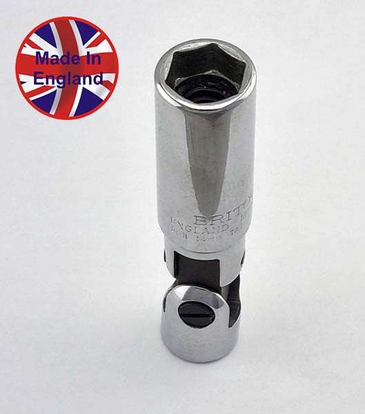Britool England 3/8" Drive Flexi Spark Plug Socket 5/8" - MFHS625