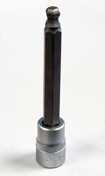 8mm Ball-End Hex / Allen Key - 3/8" Drive - 108mml Laser Tools 2873