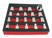Socket Set 3/8" Sq Dr Sizes 8 To 24mm From Britool Hallmark