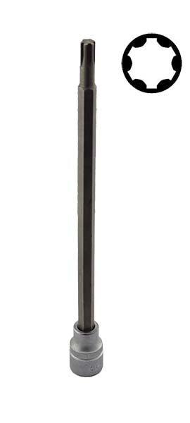 M7 Ribe Bit Socket - 3/8" Drive - 195mml