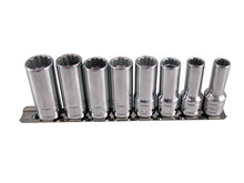 Original Britool 3/8" Sd Metric Semi Deep Socket Set (12 Point) 8mm - 15mm