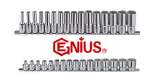 3/8" Sd Socket Sets Standard & Deep 6-21mm From Genius Tools