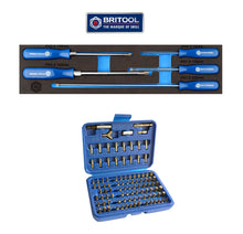 Phillips Ph Screwdriver Set + Free 100pc Bit Set Britool Hallmark