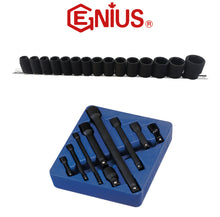 1/2" Drive Impact Socket Set + Impact Extension Bar Set From Genius Tools Canada