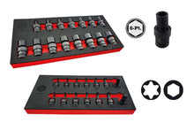 Britool Hallmark 1/2" Dr Flexi Impact Socket Set + Impact Hex & Torx Driver Set