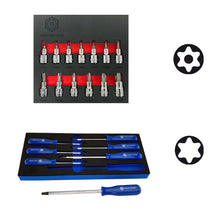 Tamperproof Torx Star Bit Socket Set + Torx Screwdriver Set Britool Hallmark