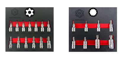 Spline | XZN & Tamperproof Torx Bit Socket Sets From Britool Hallmark