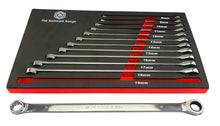 Britool Hallmark Extra-Long Double Ring Aviation / Automotive Ratchet Spanner Set