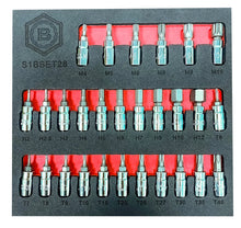 28pc 1/4" Torx, Hex / Allen Key And Spline Bit Socket Set From Britool Hallmark