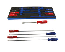 10pc Pozi, Slotted, Phillips Screwdriver Set + 4pc Xl Set From Britool Hallmark