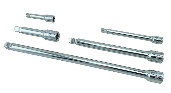 Britool Hallmark Smewset5 5 Piece 1/4 And 3/8 Inch Wobble Extension Bar Set