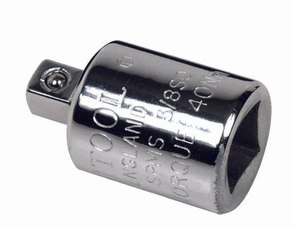 Britool England Made 3/8" Female To 1/4" Male Chrome Adaptor - SPMS/A