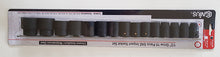 AF Impact Socket Set 1/2" Drive From Genius Tools Sizes 5/16" - 1-1/4"