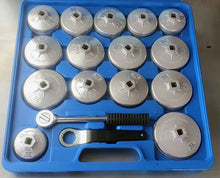16pc Aluminium Oil Filter Cap Wrench Set